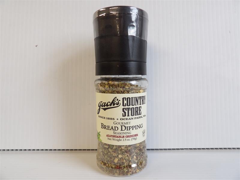 Jacks Gourmet Bread Dipping Seasoning Grinder 2.5 oz.