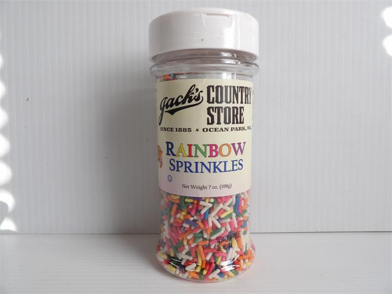 Jacks Rainbow Sprinkles 7 oz.
