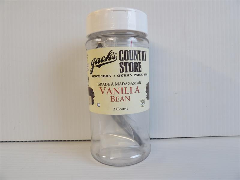 Jacks Grade A Madagascar Vanilla Bean 3 Count