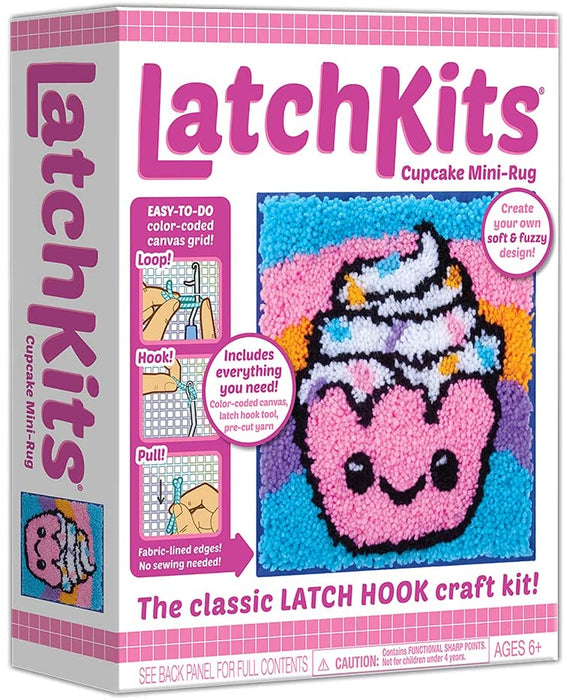 The classic latch hook craft kit is back! LatchKits are a fun and easy-to-learn craftjust loop, hook, and pull! Everything you need is included!