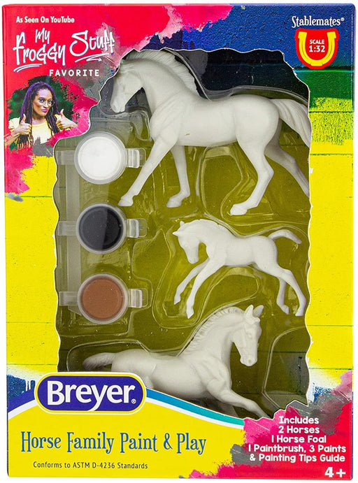 Learn about horse colors in the included easy-to-follow full-color instructions. Good for beginners yet challenging enough for more experienced painters. Perfect for birthday and everyday gift giving.