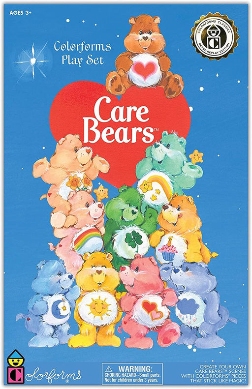 Classic Care Bears, just like you remember. Now you can share the same sweet characters you loved as a child with your own children! Enjoy hours of creative and re-stickable fun with this classic playset