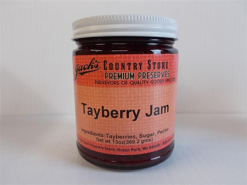 Looking for the rare berry? This is it. A cross between Raspberry & Blackberry, it has a similar but individual taste. Also called a Beach Berry. Simply spectacular taste. 13 oz. jar. Ingredients: Tayberries, sugar, and pectin.