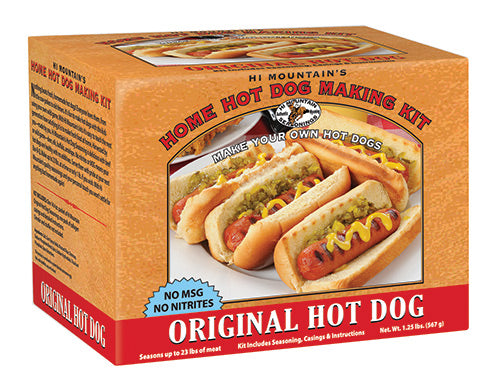 Nothing beats fresh, homemade hot dogs! Everyone loves them, from little cow-pokes to old timers. It's fun to make hot dogs with the kids using your own wild game. With Hi Mountain's kits it's easy to teach the next generation how satisfying it is to make
