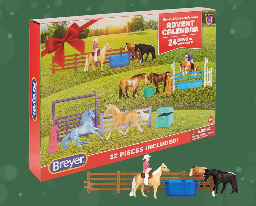 Breyer Model Horses 2025 Holiday Horses & Unicorn Friends Advent Calendar #B-HP-10384
