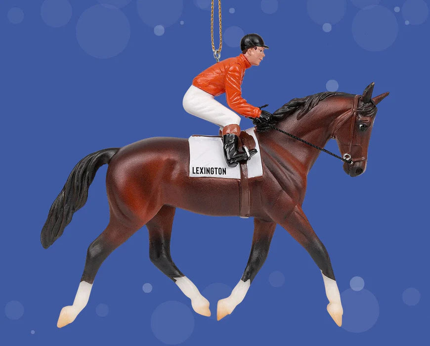 Breyer Model Horses 2025 Holiday Racehorse Ornament Lexington #B-HP-10475