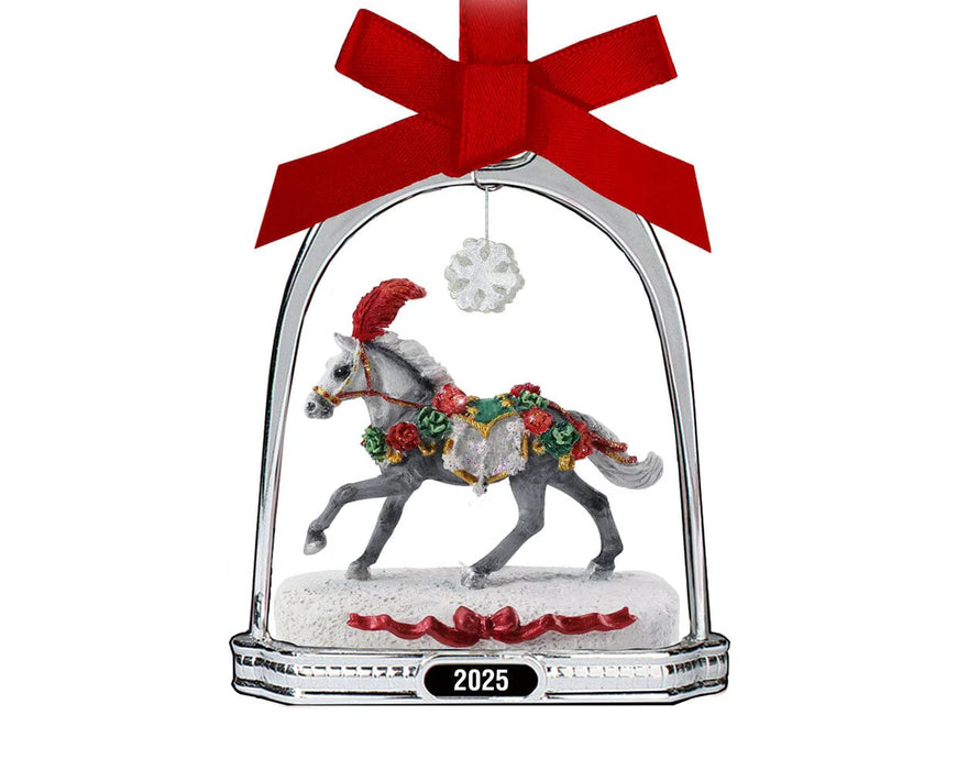 Breyer Model Horses 2025 Stirrup Ornament Christmas in Bloom #B-HP-10224