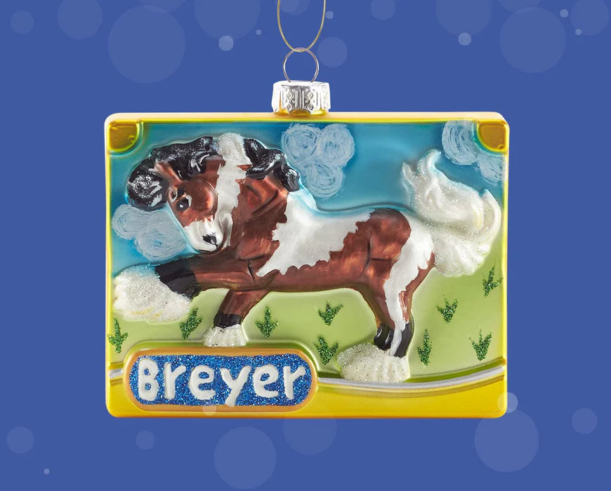 Breyer Model Horses 2025 Edition Blown Glass Holiday Ornament #B-HP-10327