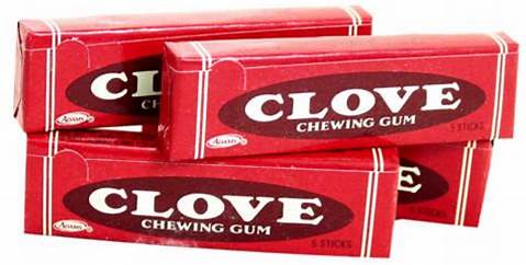 Cadbury Adams Clove Chewing Gum, 5 Sticks  Originally produced by the Thomas Adams Company in 1914, this clove flavored chewing gum has been unavailable for a few years. Stock up on your Clove chewing gum while supplies last. We also offer Beemans and Bla