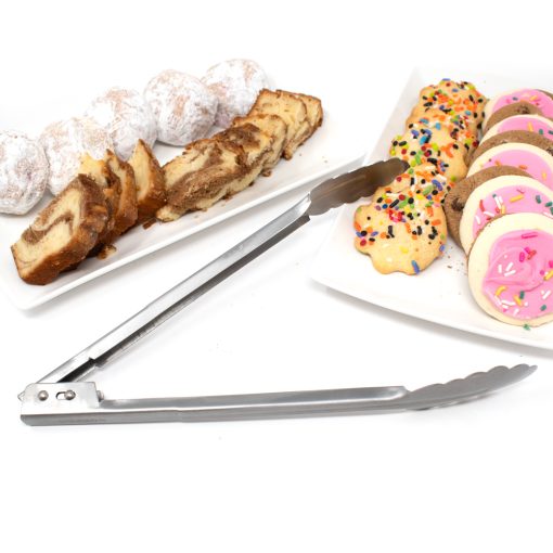 NorPro #1961 12" Stainless Steel Deluxe Locking Kitchen Tongs