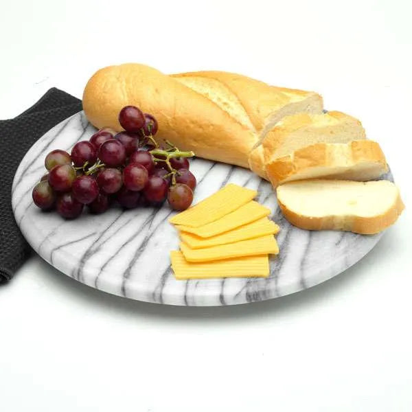 NorPro #219 12" Circular Marble Lazy Susan Tray