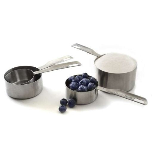NorPro #3052 Stainless Steel Measuring Cup Set, 4 Pieces
