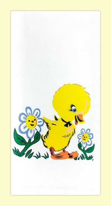 Red and White Kitchen Retro Sally the Duck Flour Sack Towel #VL112