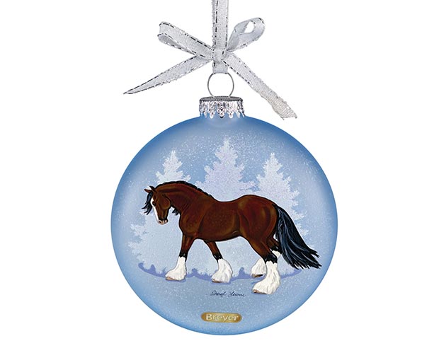Breyer Horses 2017 Holiday Christmas Artist's Signature Ornament Draft