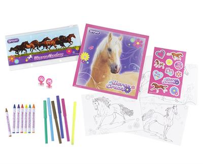 Breyer Horses Stablemates Size Horse Crazy Real Horse Activity Set #100180 Icelandic Pony Craft and Paint Set for horse crazy kids