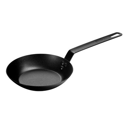Lodge Manufacturing 8" Carbon Steel Skillet #CRS8 Pre Seasoned, Pro Grade usa made carbon steel professional grade skillet cookware