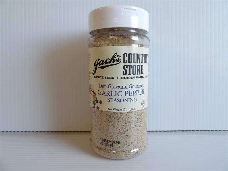 Jacks Don Giovanni Gourmet Garlic Pepper Seasoning 10 oz.