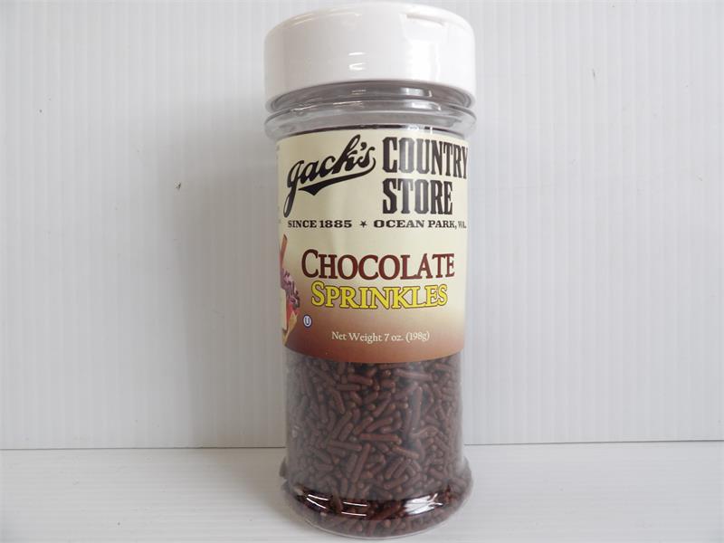 Jacks Chocolate Sprinkles 7 oz.