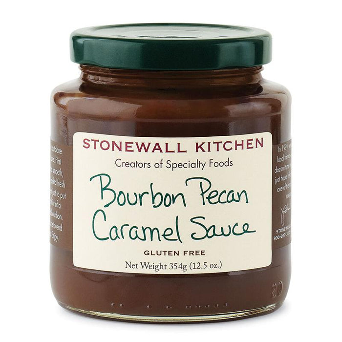 Stonewall Kitchen Bourbon Pecan Caramel Sauce 12.5 oz.