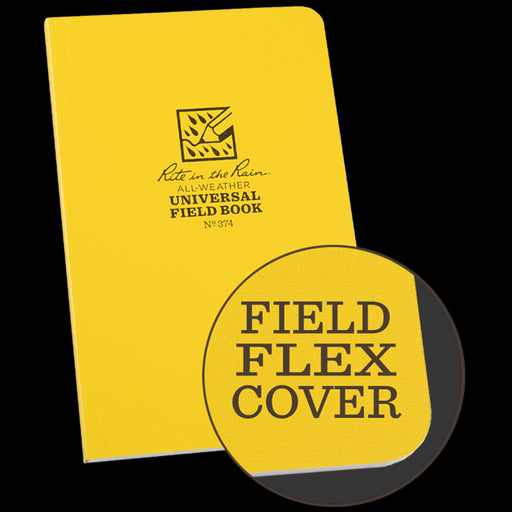 Originally developed for the US military, these flexible 4.635 x 7.25 perfect bound books are made to not only survive but to collect an obscene amount of data. The sheets are perforated throughout the book for easy removal and easier opening at the spi