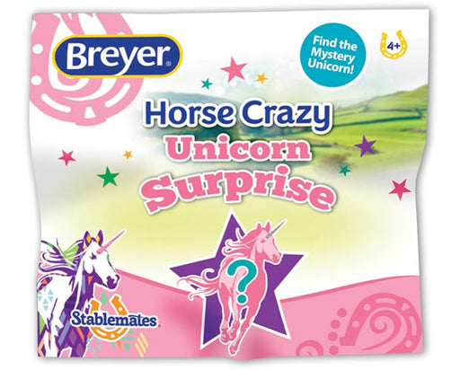 Collect all of the unicorns from the all-new Stablemates Mystery Unicorn Surprise Series! Each of the 8 horses is 1:32 scale and approximately 3" tall, making them wonderful for collecting. Additionally, they are ideal for goodie bags, prizes, or stocking