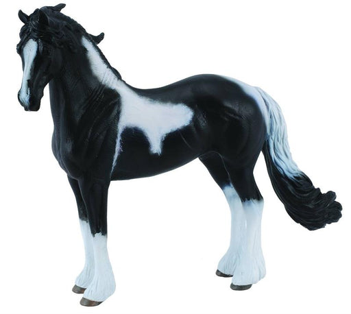 Black and White Tobiano paint horse model