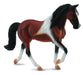 Gaited walking bay pinto horse figurine toy