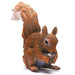 Squirrels live high in trees in a nest made from twigs, leaves and moss. This is called a drey. They store nuts in the ground in the autumn. The 2.2''L x 1.8''H red squirrel is realistic and lifelike in every detail. Excellent for educational purposes, en