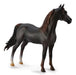 Dark brown horse figurine