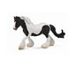 Tobiano Pinto Paint Horse Draft Horse toy figurine cantering