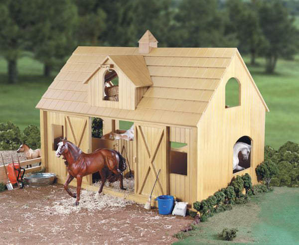 Breyer Horses Traditional Size Deluxe Wood Barn with Cupola #302