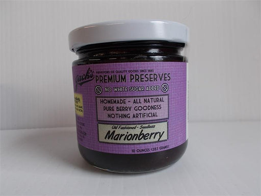 Our kitchen has been hard at work improving our fruit and berry preserves.All Natural. No artificial colors, flavors, or preservatives. Made with the finest Northwest ingredients. We hope you like them as much as we do. A tasty cross between Boysenberries