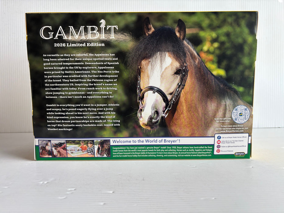 Breyer Traditional Appaloosa Gambit - IN-STORE PICKUP ONLY