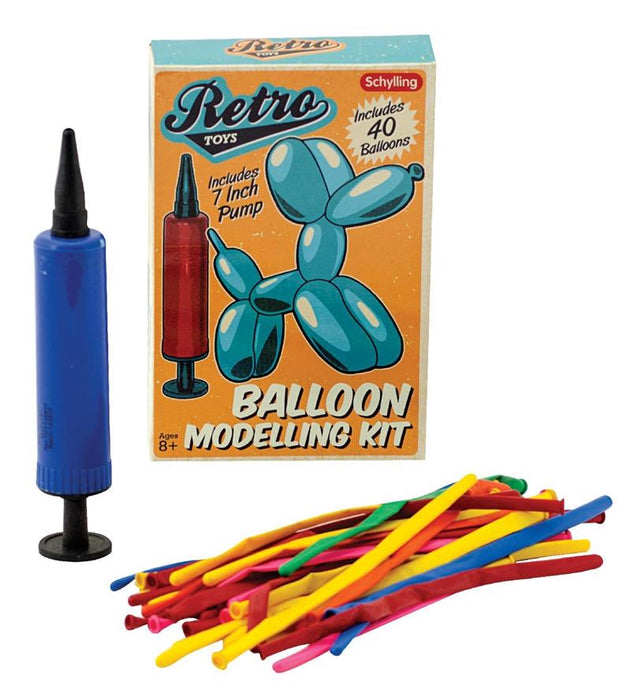 Learn how to make balloon shapes and figures with this easy to use model kit.