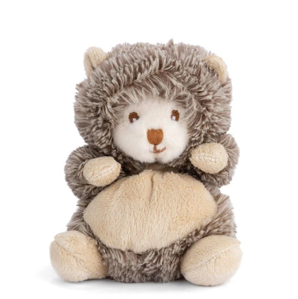 Bukowski Bears Ziggy Hedgehog Brown Plush Woodland Character with Removable Hood 6 Inch