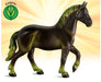 Terran is a stunning draft horse who radiates the strong and steady image of an earth-type horse.  His shimmery brown coat and earthy green accents represent nutrient-rich soil with the first signs of new growth.