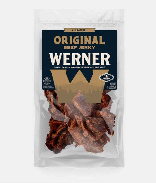 Werner 8 oz. All Natural Original Beef Jerky
