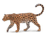 CollectA's realistic toy figurine of a walking African Leopard #88866 measures 5.0"L x 3.2"H. Age 3+. 1:18 Scale.