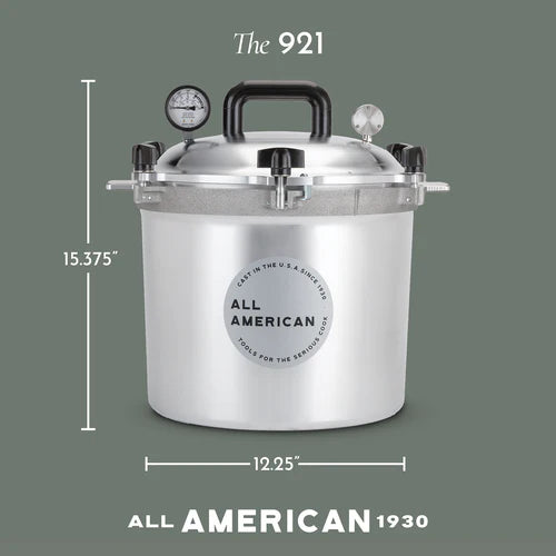 All American 21.5 Quart Pressure Cooker/Canner #921
