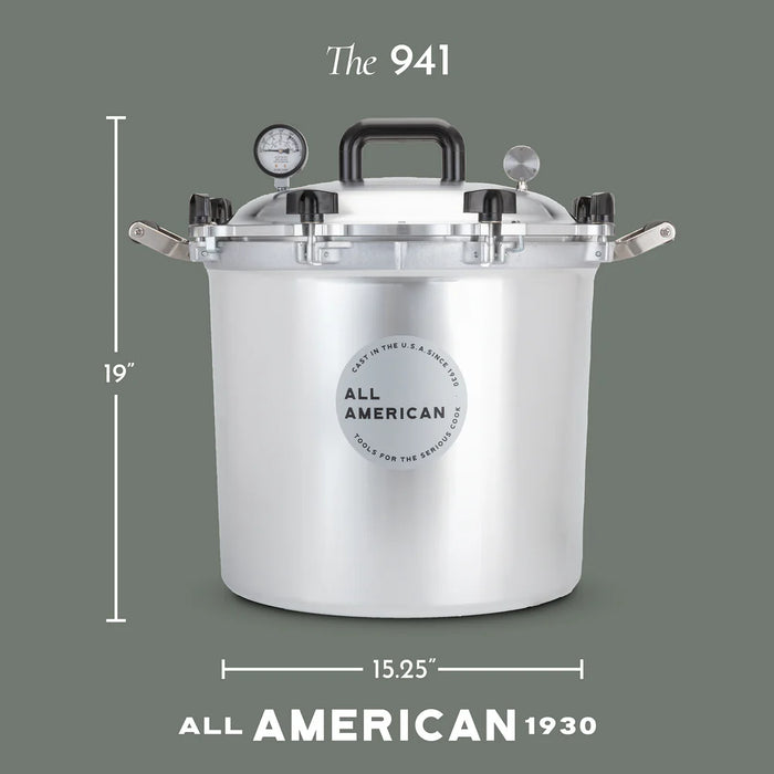 All American 41.5 Quart Pressure Cooker/Canner #941