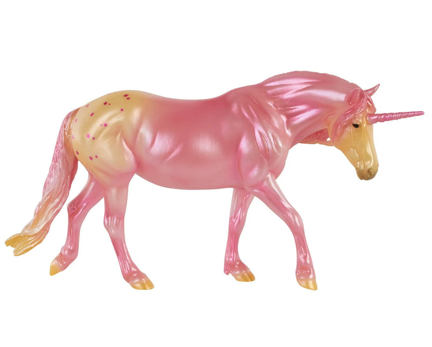 Breyer Freedom Series Candy Delights Unicorn Pink Mare & Foal Set #10613 - Magical Fantasy Horse Models