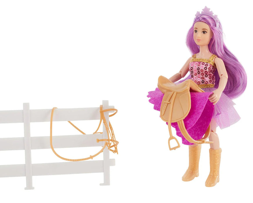 Breyer Freedom Series Lyra Unicorn Rider Doll with Tack - Fantasy Rider Figure