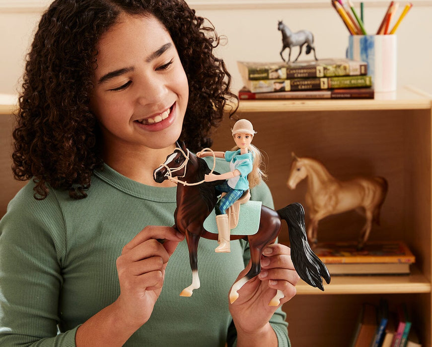 Breyer Freedom Series Greta English Rider Doll with Tack - English Equestrian Figure