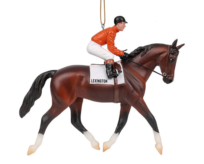 Breyer Model Horses 2025 Holiday Racehorse Ornament Lexington #B-HP-10475