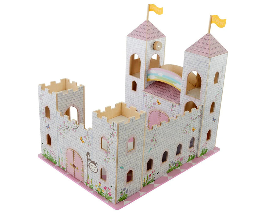 Breyer Stablemates Wooden Castle Playset #10665 - Fantasy Horse Stable with Accessories