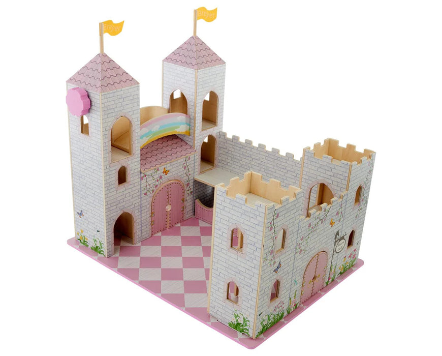 Breyer Stablemates Wooden Castle Playset #10665 - Fantasy Horse Stable with Accessories