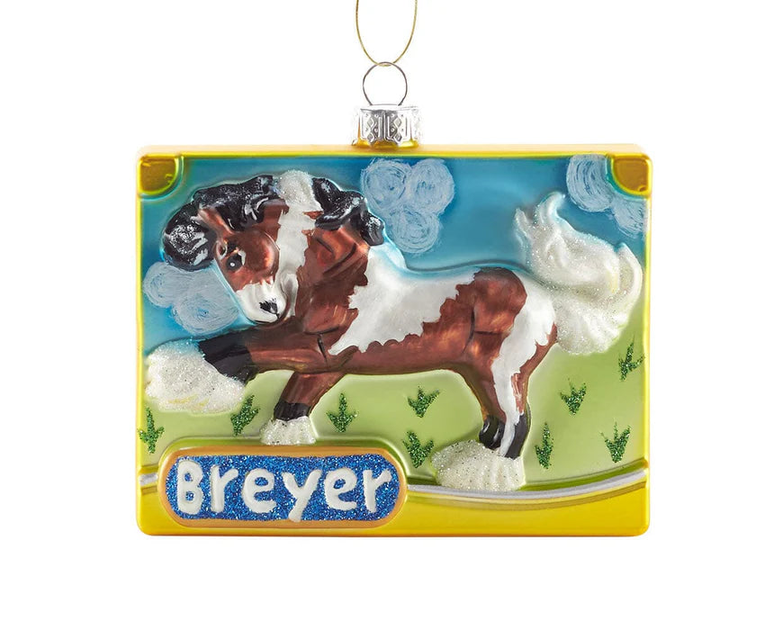 Breyer Model Horses 2025 Edition Blown Glass Holiday Ornament #B-HP-10327