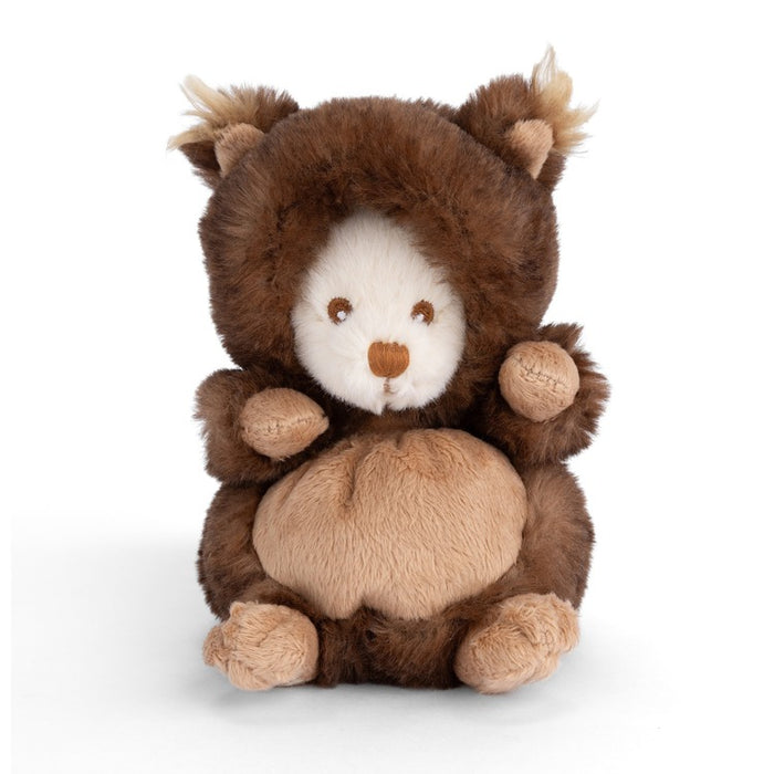 Bukowski Bears Ziggy Squirrel Plush Brown Woodland Creature Removable Hood Bushy Tail 6 Inch Premium Soft Toy