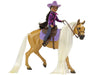 Charm and the Western rider Gabi are a fun new addition to our Freedom Series sets. The set features Charm, a Palomino Quarter Horse with silky blonde two-tone mane & tail, and Gabi, a 5.75 articulated Western rider.