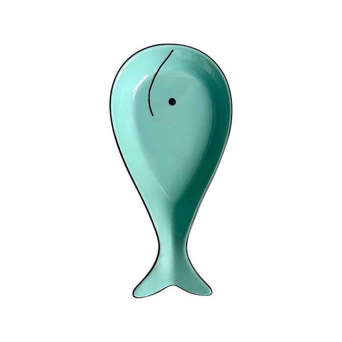 Fox Run Whale Ceramic Spoon Rest